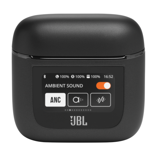 JBL Tour Pro 2 - Black - True wireless Noise Cancelling earbuds - Front